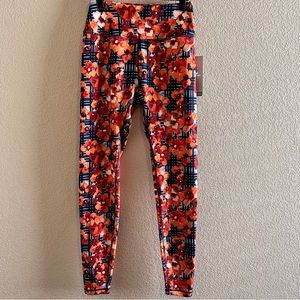 Soybu Stretch Reflex Floral True Leggings Size Small NWT
